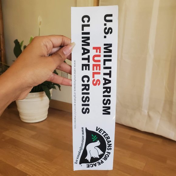 Pacifist Environmental Bumper Sticker - Picture 2 of 3